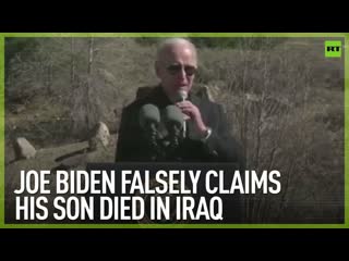 Joe biden falsely claims his son died in iraq