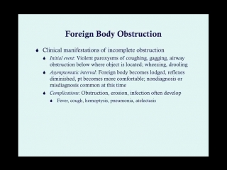 Foreign body obstruction crash! usmle step 2 and 3