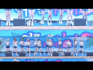 [fancam] 170714 wjsn secret kiss me day at ocean world @ cosmic girls