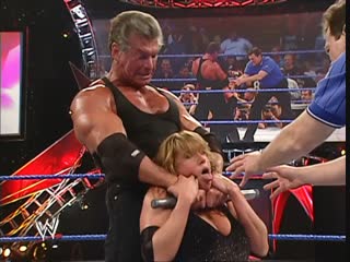 Wwe no mercy 2003 father daughter no holds barred i quit match vince mcmahon w/ sable and stephanie mcmahon w/ linda mcmahon