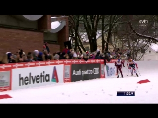 Sprint (c) mens final wc drammen 2018 klaebo shows who is the boss in drammen