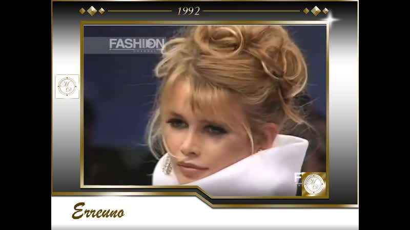 Erreuno spring summer 1992 milan fashion channel
