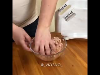 Домашняя сочная колбаска