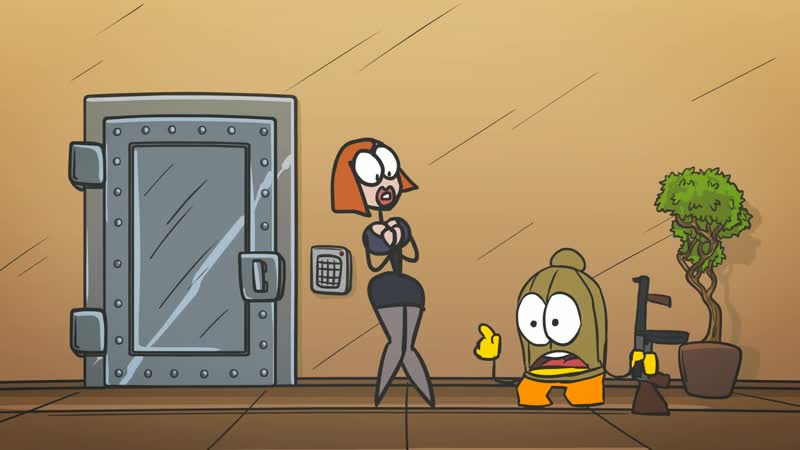 [доктор гнус] доктор гнус ограбление банка налётчики ( анимация )