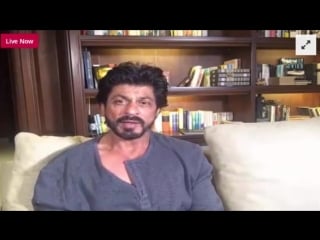 Full shah rukh khan live on #fame from his home #mannat