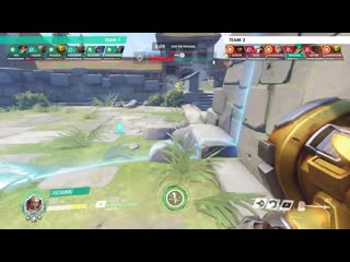 I was going for the flank, asked ana keep me in sights and the (almost) full team followed me this was quickplay