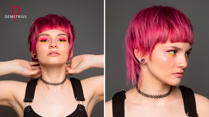 Demetrius | женская стрижка маллет в технике деметриус | 2021