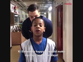 It was just an ordinary day at school for arsenal fan kyan until this happened…