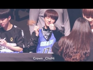 [fancam] 170604 чани sf9 @ myeongdong fansign