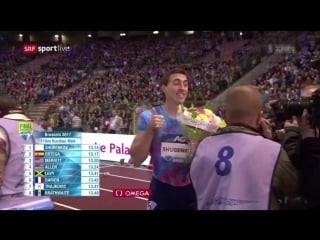 Mens 110m hurdles brussels diamond league memorial van damme 2017