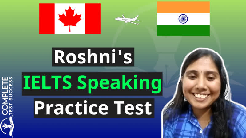 Mock ielts speaking test with roshni from india