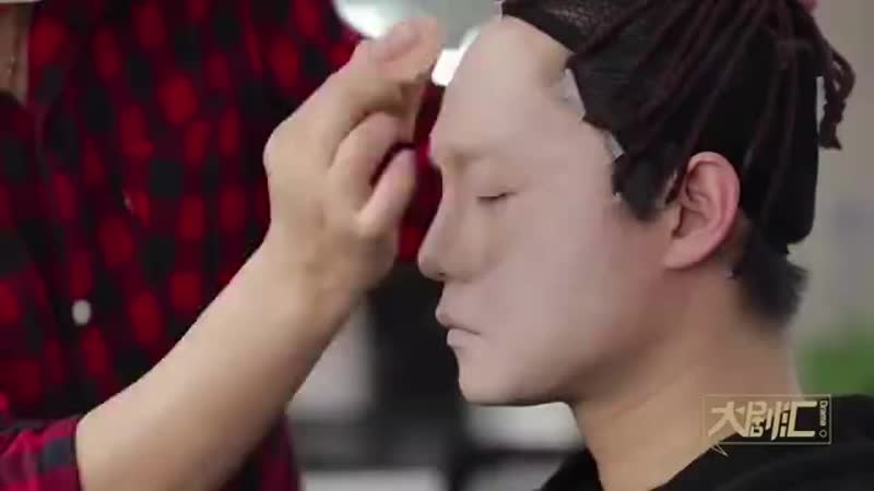 Бегония за кадром грим