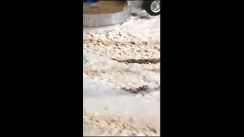 В процессе стирки