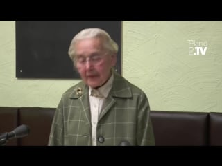 Ursula haverbeck am tage vor ihrem 88 geburtstag