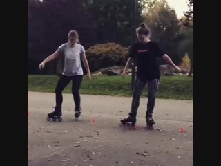 Monika & ewelina czapla couple slalom