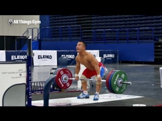 North korea 🇰🇵 full session om yun chols heavy day heavy squat triples with pause