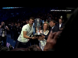 Backstage with dimitrov after win / tennis insight