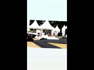[fancam] [18 07 18] репетиция torch relay concert asian games 2018