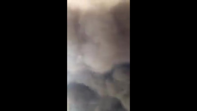 Дымовая шашка в школе © видеожесть