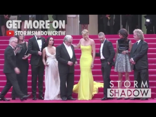 Tom hardy, charlize theron, nicholas hoult and zoe kravitz at the mad max premiere in cannes