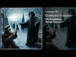 На кладбище ветер свищет (graveyard encounter folk song) песня фольклор народная поэзия