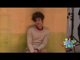 150902 #luhan @ bazaar show behind the scene