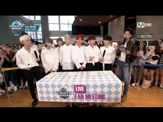 160512 bts (방탄소년단) mini fan meeting (미니팬미팅) @ 엠카운트다운 m! countdown [1080p]