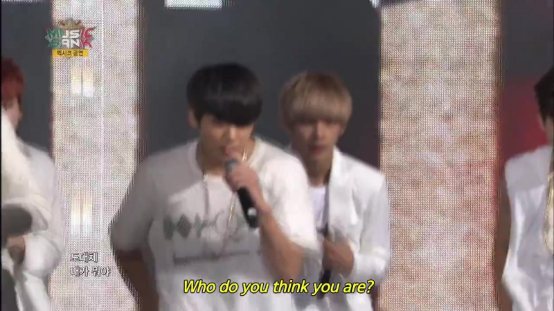 Bts (방탄소년단) danger boy in luv (상남자) [music bank hot stage ]