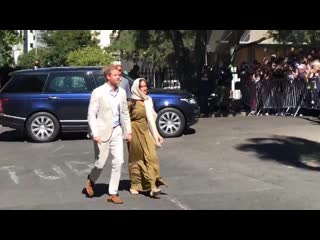 Harry meghan arrive at the auwal masjid mosque, the oldest in cape town, founded in 1794 royalvisitsouthafrica