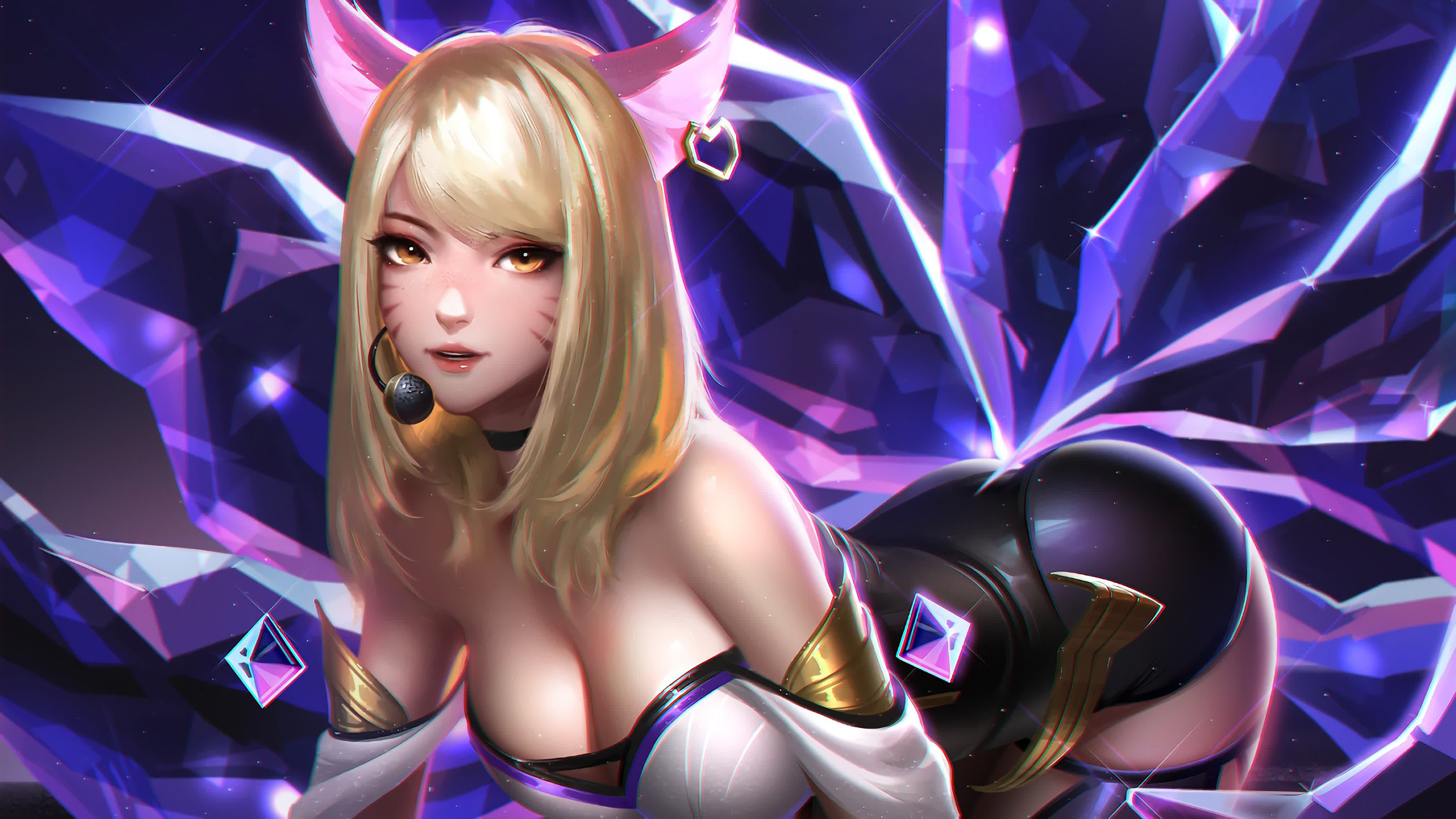 Kda ahri animated wallpaper (wallpaper engine) watch online