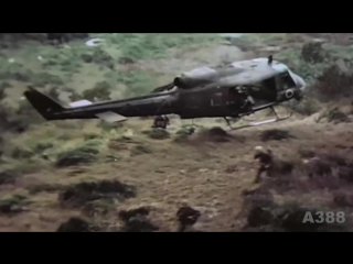 Uh 1 huey helicopter in vietnam rolling stones gimme shelter hd