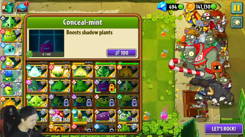 [officialzelel] 🔥 растение теневой горохострел! 🧟‍♂️ plants vs zombies 2 (растения против зомби 2)