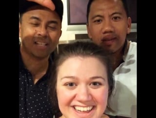 Awesome week cookin up some magic with @kellyclarkson super talented, porn voice and such a beautiful soul thanks kelly! til