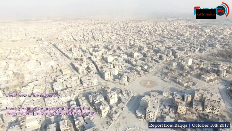 Курдские формирования в боях с боевиками иг за центре города ракка