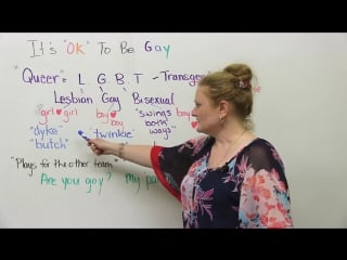 Learn english with ronnie lgbt gay vocabulary in english