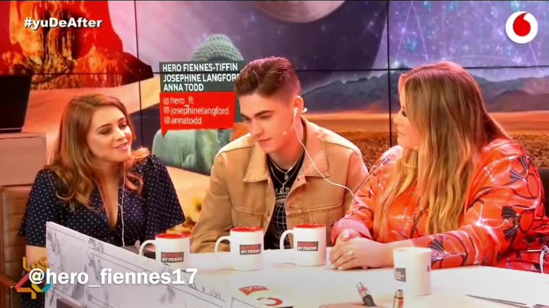 After movie interview ¦¦ josephine langford, hero fiennes tiffin anna todd ¦¦ vodafone yu