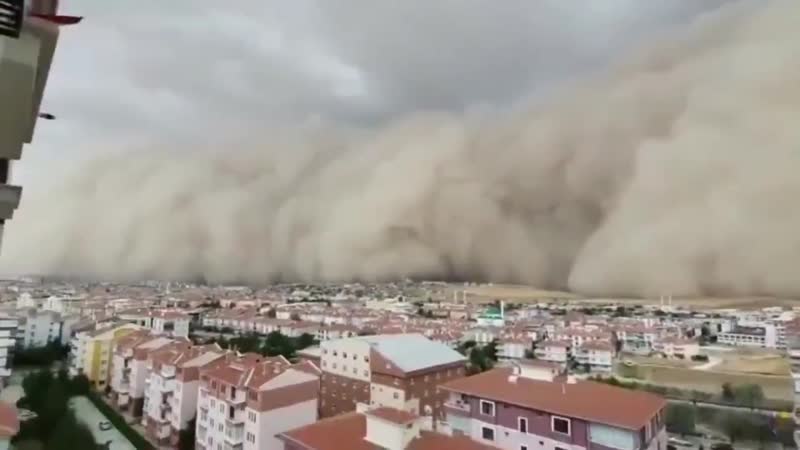 Турция песчаная буря