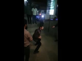 Unique style legs movement dance on mud road of hunza