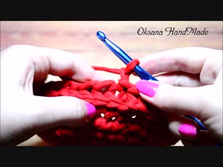 Корзина крючком из трикотажной пряжи basket crochet