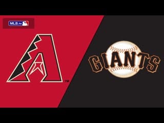 Nl / / ari diamondbacks @ sf giants (2/4)