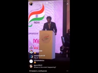 Shah rukh khan s speech at an event to greet athletes of indian paralympic contingent