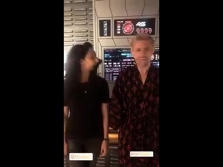 Video @talaashe and @mattryanreal on @caitylotz igstory