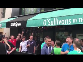 Brilliant banter irish fans england fans in france׃ someone bring the russians euro 2016