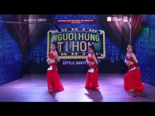 Người hùng tí hon 'bộ ba belly dance' hoàn hảo