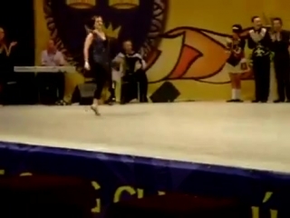 Past senior ladies and senior mens champs perform at the 40th world irish dance championships in glasgow