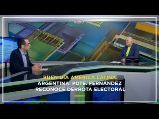 Argentina pdte fernández reconoce derrota electoral | buen día américa latina