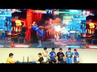 Street fighter 5 daigo (ryu) vs gamerbee (chun li) exhibition match at taipei game show