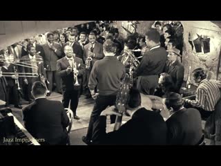 Louis armstrong, sidney poitier & paul newman paris blues 1961