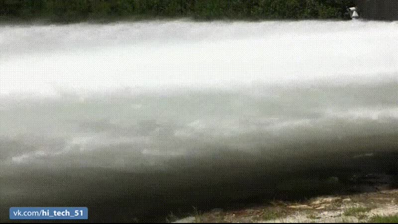 Слив плотины