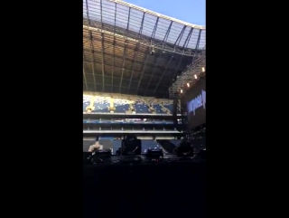 Beliebers inside the stadium! || beliebers dentro del estadio!
